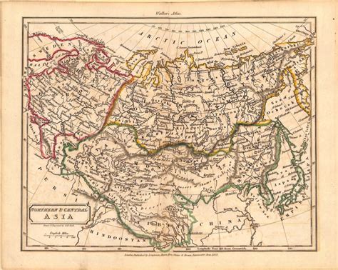 SOLD Asia, Map of Asia, 1828