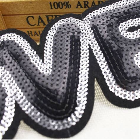 Love Sequined Applique Patchpaillette Patchsequins Patch Etsy Canada