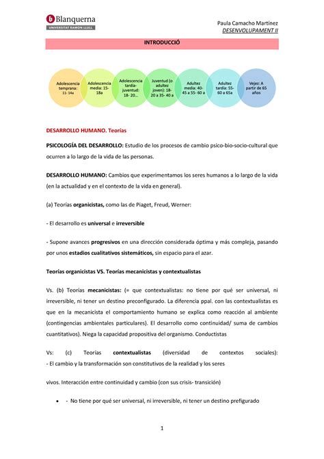 Desenvolupament Ii Paula Camacho Pdf Desenvolupament Ii Introducci