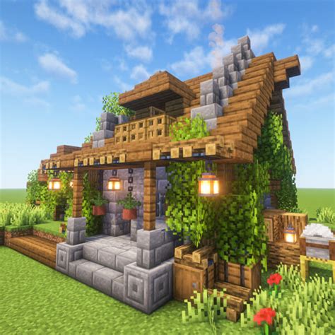Rustic Stone House Minecraft Build By Batcheen