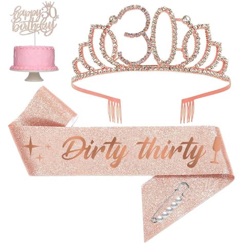 Ulfanit Th Birthday Tiara And Sash For Women Th Birthday Party