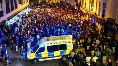 Sussex Police Say Nine Arrested In Connection With Protests Bbc News