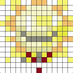 Sundrop Charm Perler Bead Pattern Bead Sprites Characters Fuse Bead