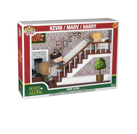 Funko Pop! Deluxe: Home Alone Christmas Movie Moment, Marv, Harry ...