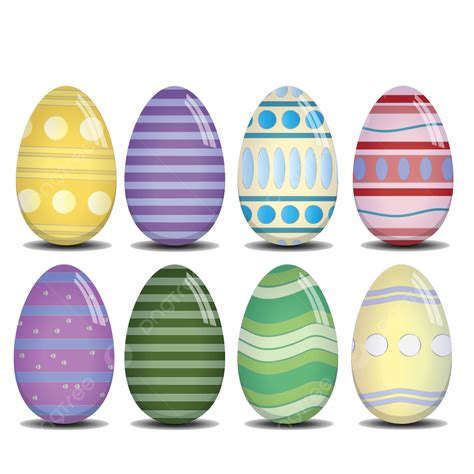 Easter Egg Collection Vector Png Images Easter Eggs Easter Day Egg