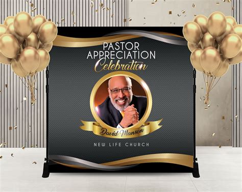 Printed Or You Print Pastor Backdrop Pastoral Anniversary Etsy