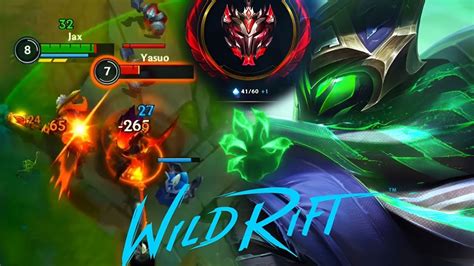 Wild Rift Jax Vs Yasuo Baron Lane Season 10 Grandmaster Rank Youtube