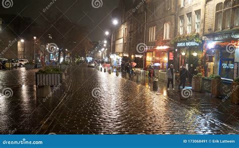 Famous Grassmarket in Edinburgh at Night - EDINBURGH, SCOTLAND ...