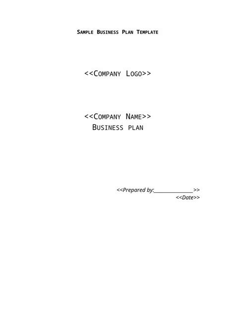 (DOC) Sample Business Plan Template.doc - DOKUMEN.TIPS