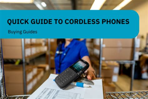 Cordless Phones Guide Telrex Telecommunications Experts