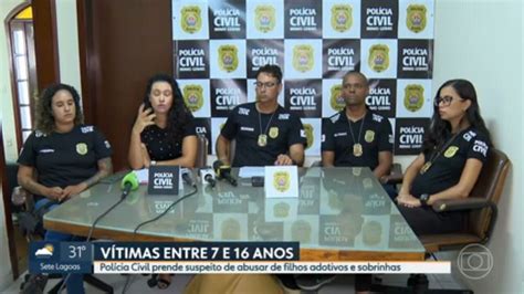 Homem é Preso Suspeito De Abusar De Filha E Sobrinhas Uma Delas Foi Vítima Do Crime Por Seis