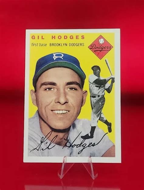 Gil Hodges Hof Topps Archives R Impression Brooklyn