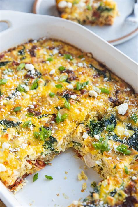 Leftover Thanksgiving Turkey Breakfast Casserole - The Roasted Root