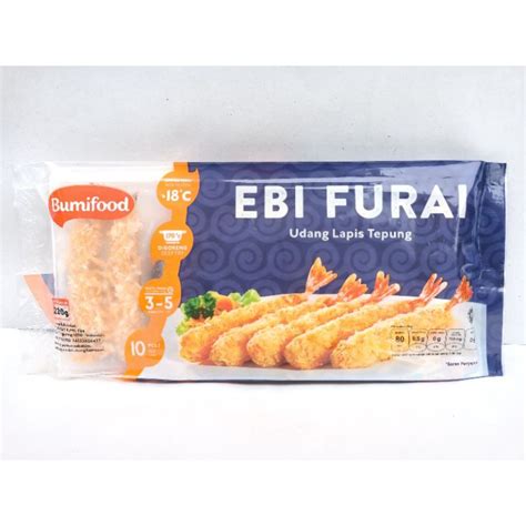 Jual Bumi Food Ebi Furai Udang Lapis Tepung 220g Shopee Indonesia