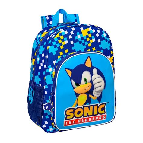 Mochila Juvenil Sonic 33 X 14 X 42cm