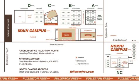 Fullerton College Campus Map