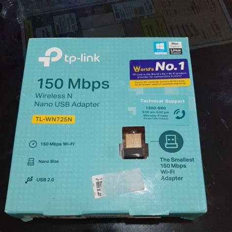 Jual TP Link 150mbps Wireless N Nano USB Adapter TL WN725N Shopee