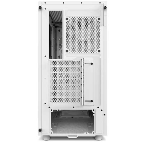 Nzxt H Flow Rgb Matt White Mid Tower Case Special Offer Falcon