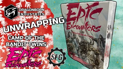 Unboxing Steamforged Epic Encounters Camp Of The Bandit Twins YouTube