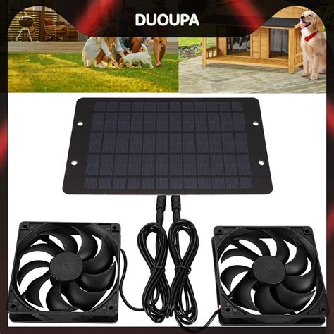 12v 10w Solar Exhaust Fan Ip65 Waterproof Solar Panel Powered Fan Air Extractor Shopee Philippines