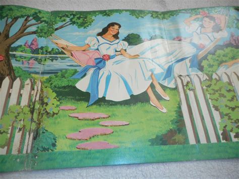 The Lennon Sisters Tri Fold Paper Doll Book Whitman 1957 Cut 1828146907