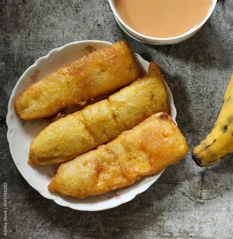 Banana Fritters Pazham Pori Popular Kerala Deep Fried Snack With