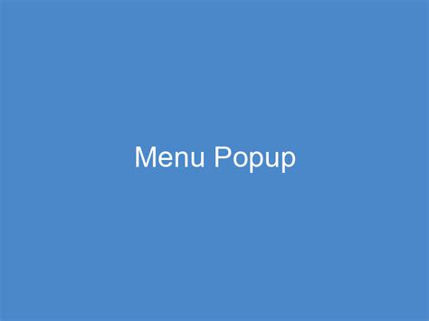 Menu Popup - SupplyChains Magazine