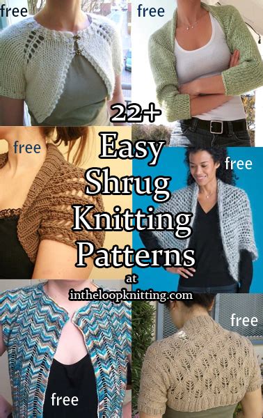 Shrug And Bolero Knitting Patterns In The Loop Knitting