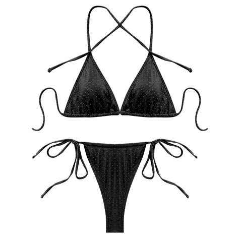 Swimsuits For Women Solid Color Sexy Bikini Summer Ladies Sexy Two Piece Swimsuit Triangle