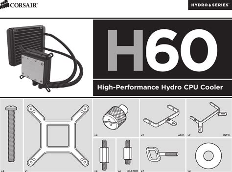 Corsair Hydro H60 Installation Manual ManualsLib Makes It Easy To Find ...