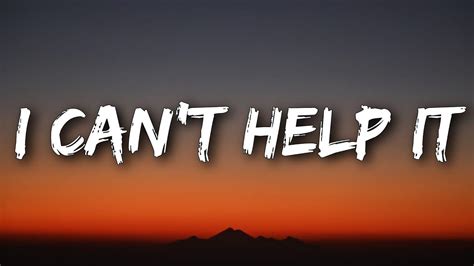 Jvke I Can T Help It Lyrics Youtube