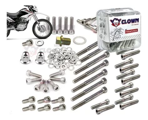 Clown Allen Inox Kit Parafusos Motor Bros 150 2003 2015 B2i