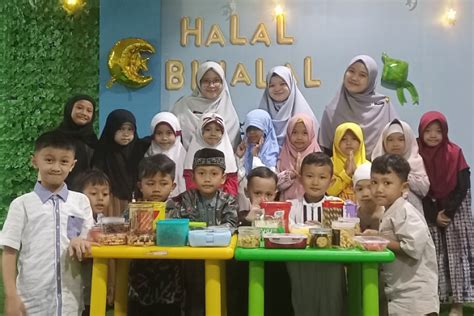 awal bersekolah tk sd dt kota bandung gelar halal bi halal sekolah