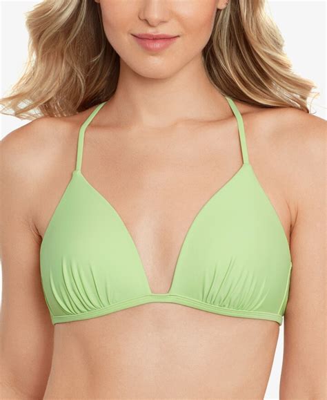 Salt Cove Juniors Molded Push Up Triangle Bikini Top Created For