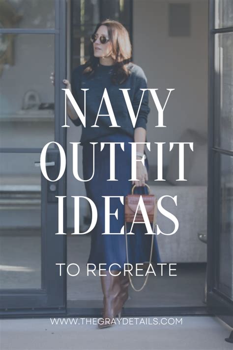 Navy Outfit Ideas - the gray details | Lifestyle Blog