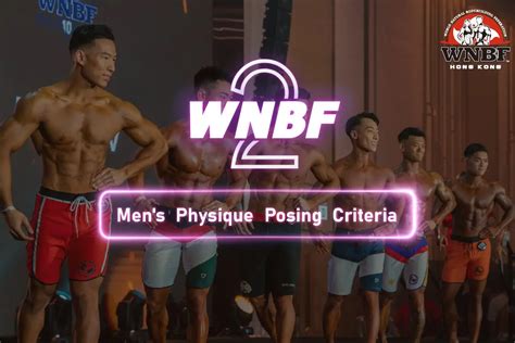 WNBF Men S Physique Posing Criteria WNBF Hong Kong