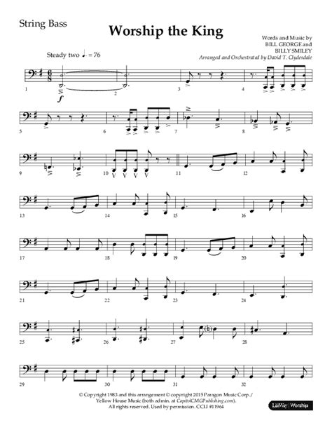 Worship The King Choral Anthem SATB Lifeway Choral Arr David