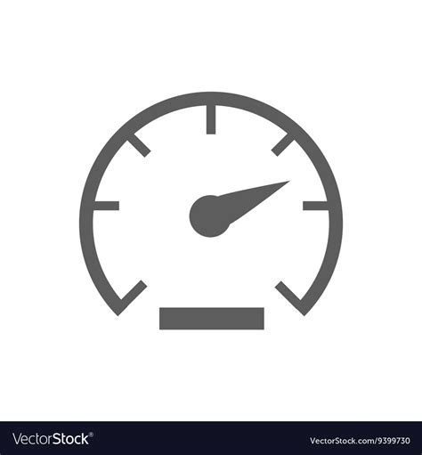 Speed Icon Royalty Free Vector Image Vectorstock