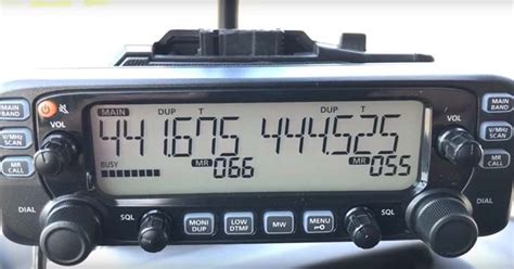 Icom Ic A Review Dual Band Vhf Uhf W Mobile Radio Off