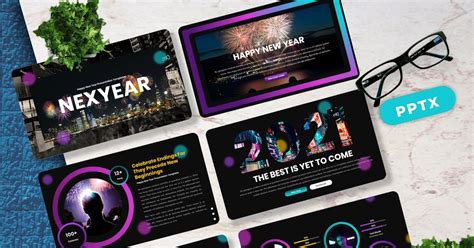 Nexyear - New Year Powerpoint Template, Presentation Templates - Envato ...