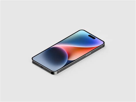 Iphone 14 Pro Max Mockup On A Light Background Free Mockup