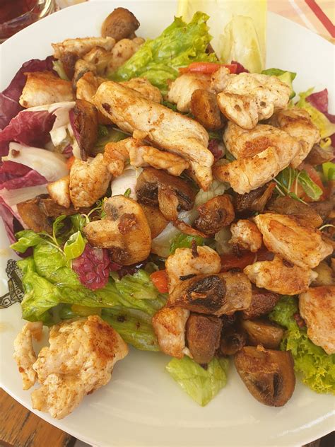 Fitness Salat Mit H Hnchen Mein Kochuniversum