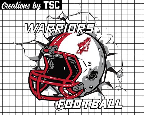 Warriors Football Helmet Digital Download .PNG - Etsy