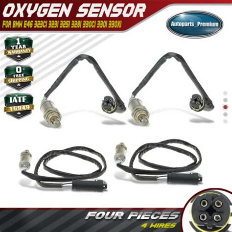 4x Upstream And Downstream O2 Oxygen Sensors For Bmw 325i 323ci 325ci 328ci X3 Ebay