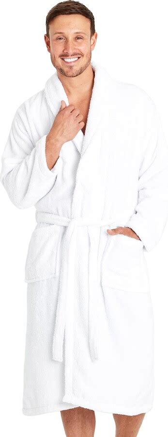 Citycomfort Men Towelling Robe 100 Cotton Terry Towel Bathrobe