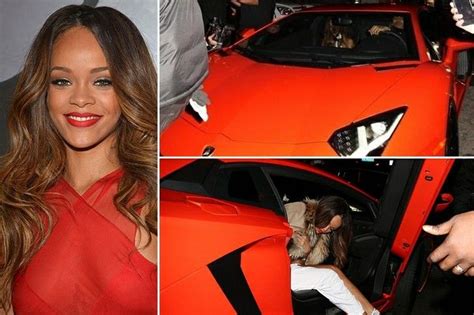 RIHANNA – LAMBORGHINI AVENTADOR, ESTIMATED $750K | Rihanna, Lamborghini, Lamborghini aventador