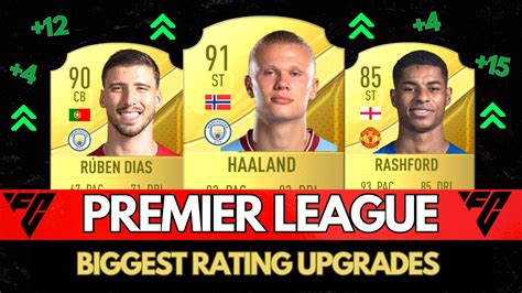 Fifa Biggest Premier League Rating Upgrades Ea Fc Ft