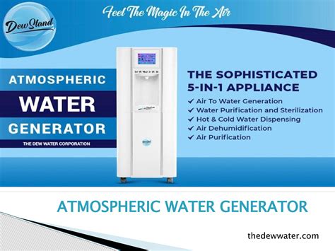 Atmospheric Water Generator by Thedewwater - Issuu