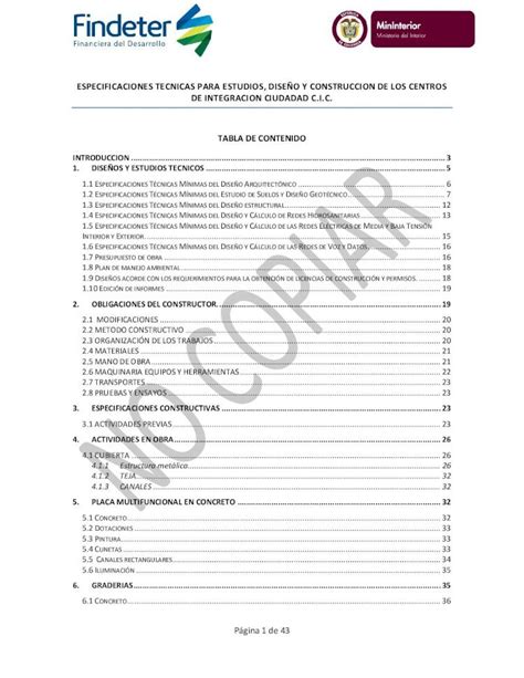 Pdf Especificaciones Tecnicas Cic Dokumen Tips