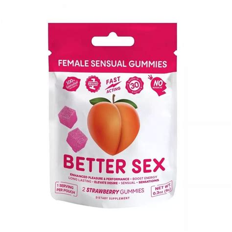 Sex Gummies For Female Better Sex 2 Strawberry Gummies